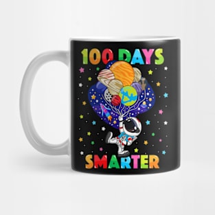 100 Days Smarter 100th Day of School Astronaut Space Mug